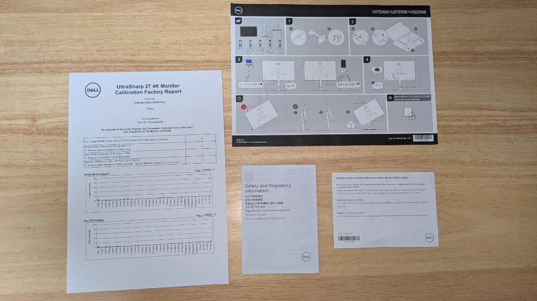 DELL モニター 本体 シルバー U2723QE