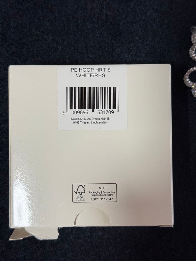 【バビ】SWAROVSKIピアス 箱無し