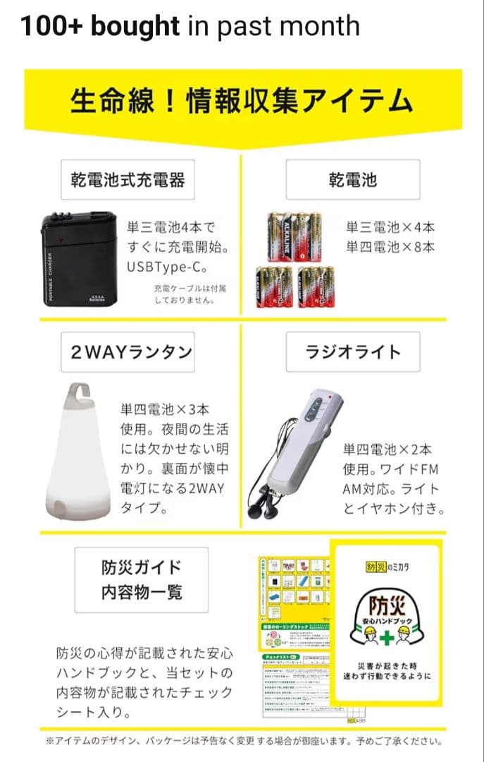 防災セット　ブルー