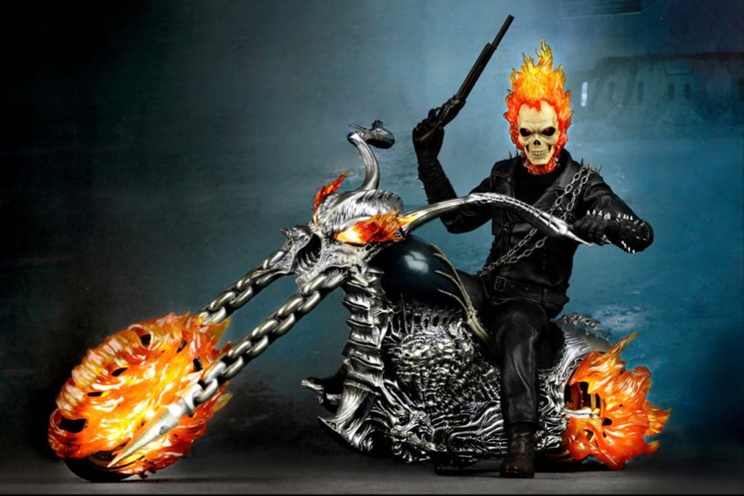 ホットトイズ ゴーストライダー＆ヘルサイクル 1/6 ムービーマスターピース