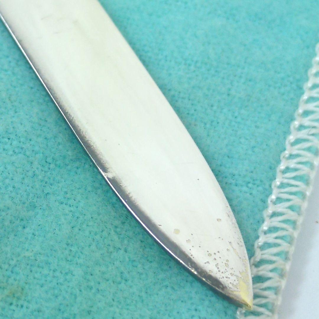ティファニー レターオープナー ペーパーナイフ シルバープレート　刻印あり