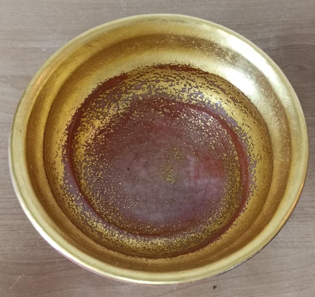 嶋台茶碗　金銀一双　茶道具　茶碗