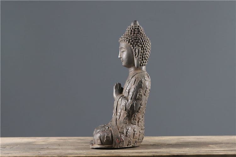 鉄像 鉄仏 釈迦千衣仏 堂に奉安します 鎮宅 辟邪 開運 風水 招財 置物