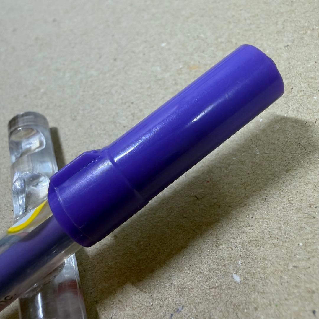 廃盤 ぺんてる カラーペン 紫 慶弔 パーソンズ ディズニー ペン回し