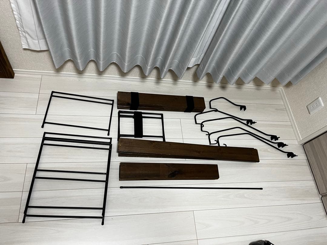 キャンプ　アイアンラック