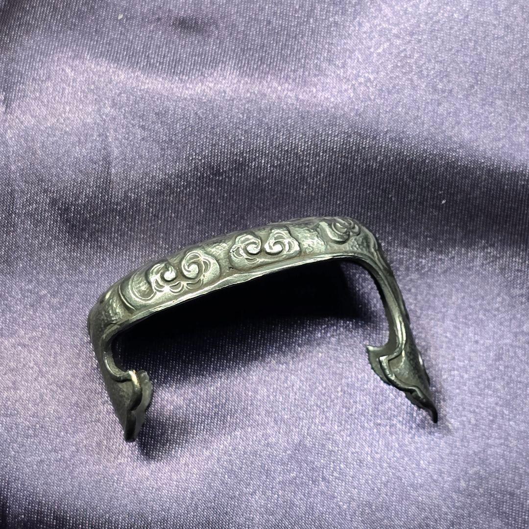 縁頭 鐺 一作金具3点 大縁41mm