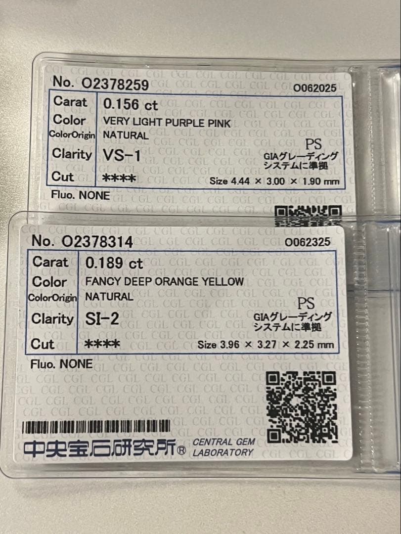 Pt900 ファンシーカラーダイヤモンド　リング　プラチナ　ピンクダイヤモンド