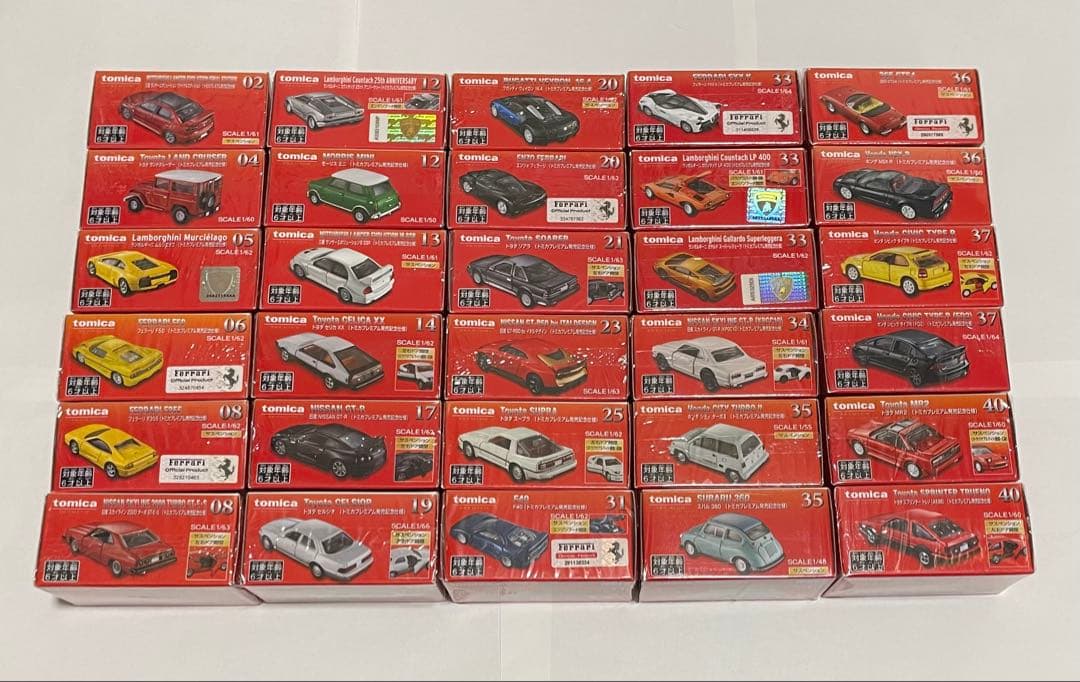 全台シュリンク付き未開封品 トミカプレミアム 発売記念仕様 30台