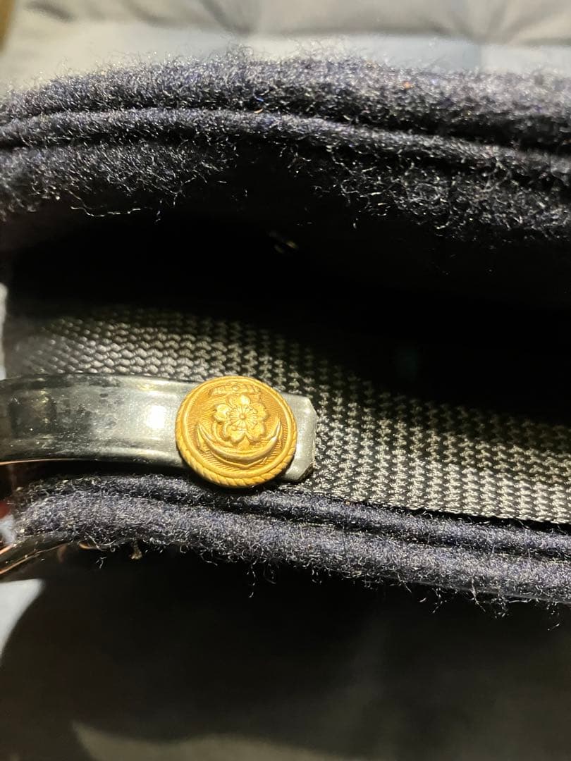 旧日本海軍 将校用 制帽 実物 ヴィンテージ 昭和10年代 サイズ60