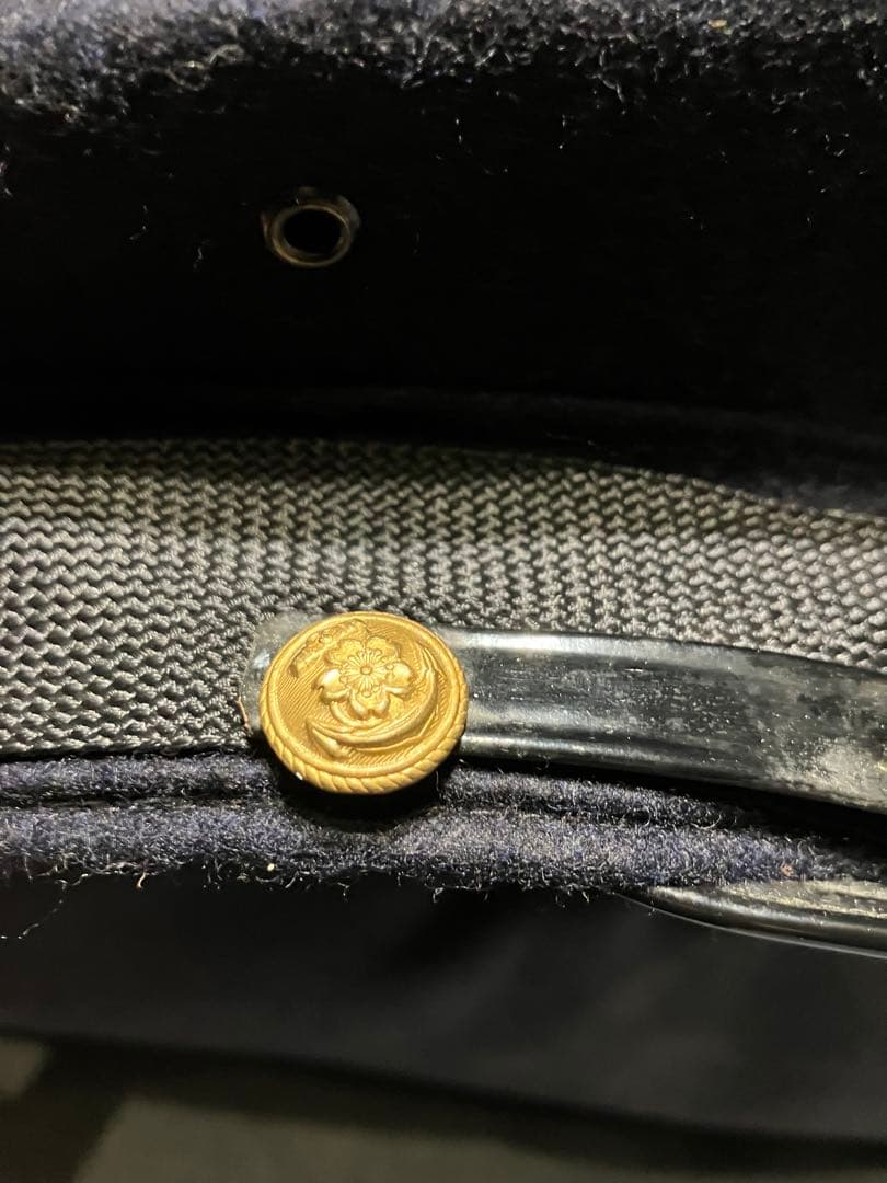 旧日本海軍 将校用 制帽 実物 ヴィンテージ 昭和10年代 サイズ60