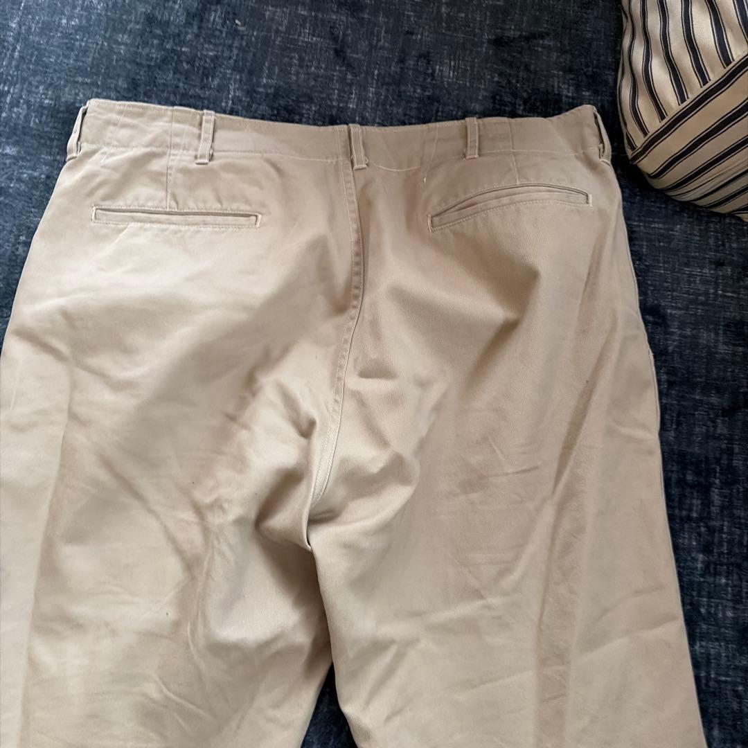 Real McQueen ベージュ チノパン 34