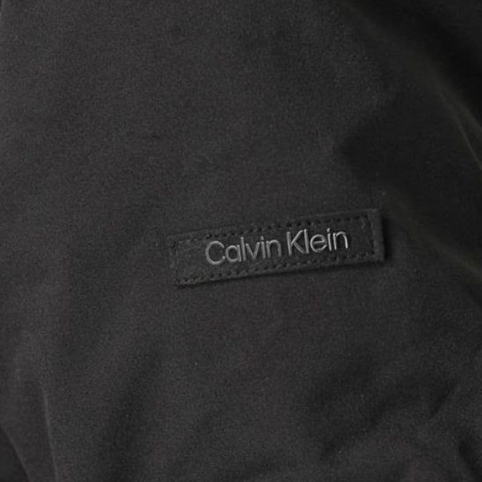 【M】  カルバンクライン フードジャケット 裏ボア/黒