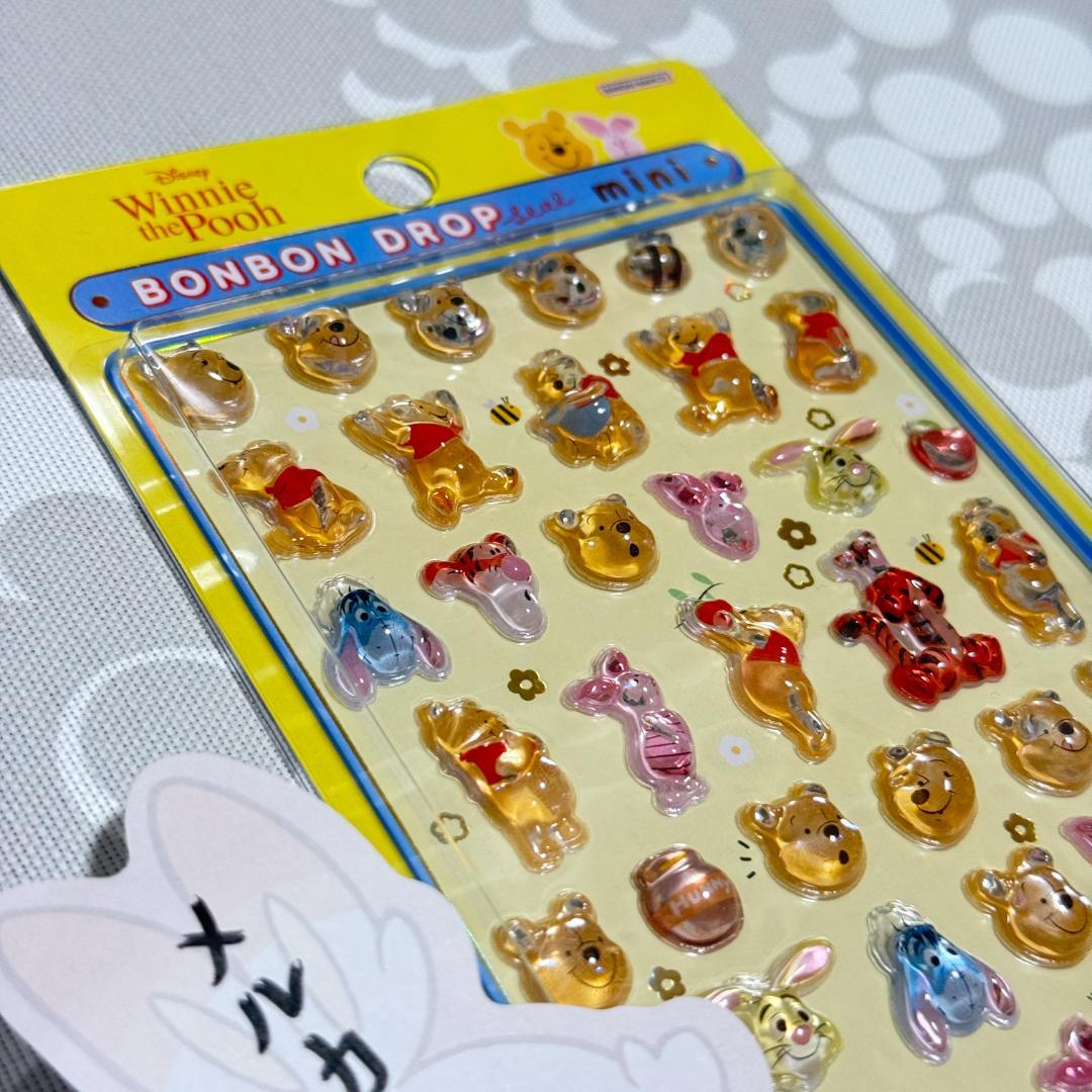 〈購入後24時間以内発送〉ディズニー 新作 ボンボンドロップ シール ミニ 8種