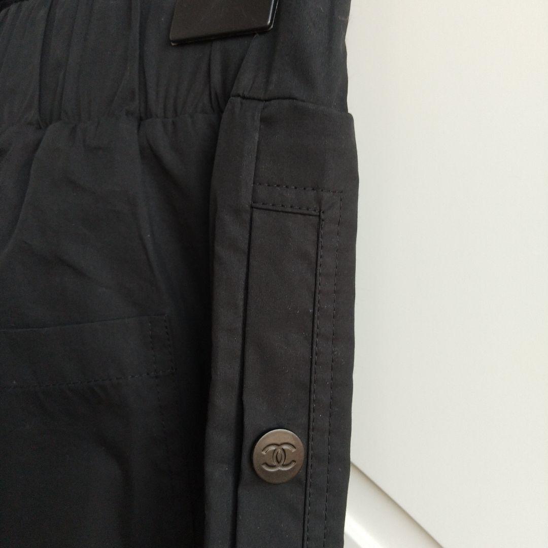 CHANELシャネル 優雅でドレッシーなリボン付サルエル風パンツsize36