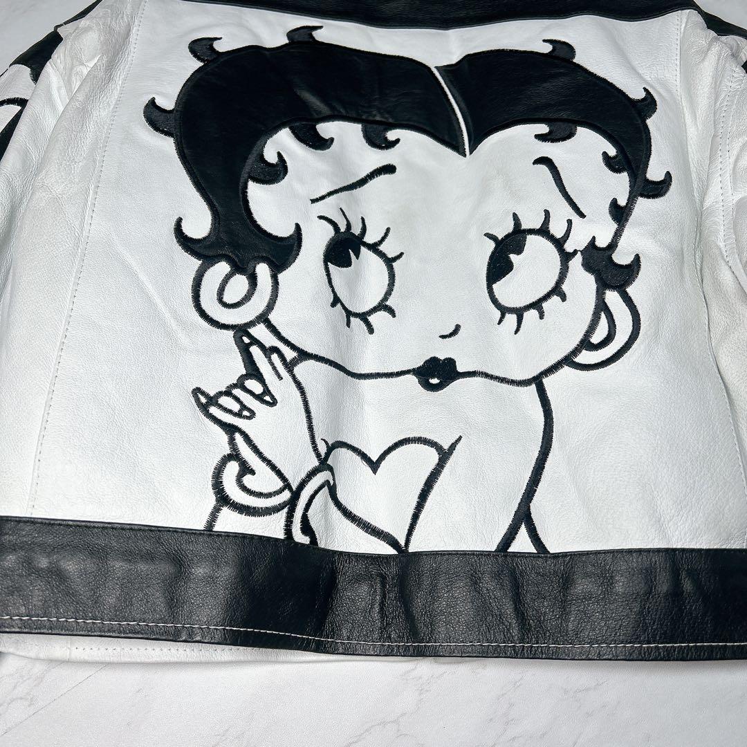 美品✨MONTANA TOONS ベティブープ　レザージャケット　ブルゾン