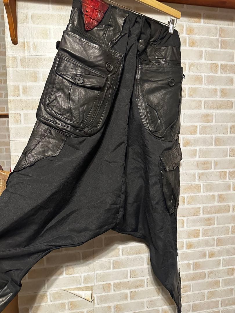 TT×KinCrossWorld サルエルパンツ