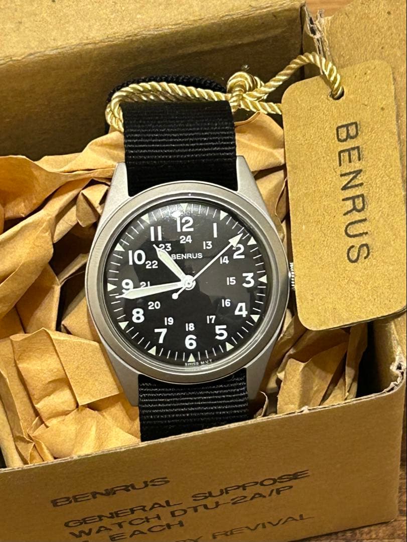 ❗️ベンラス　BENRUS ミリタリー　腕時計　DTU-2A/P❗️