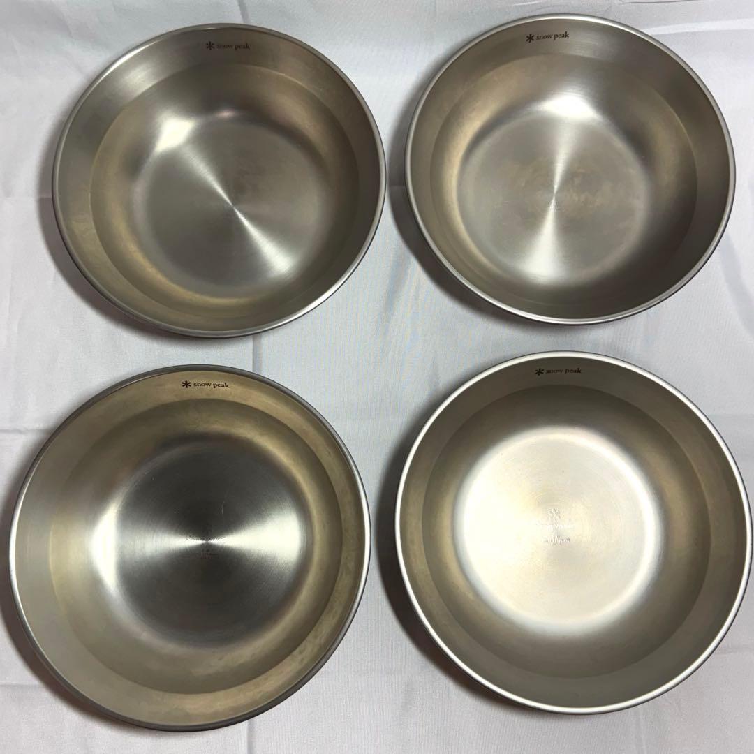  PEAKスノーピーク テーブルウェア4点セット4人分