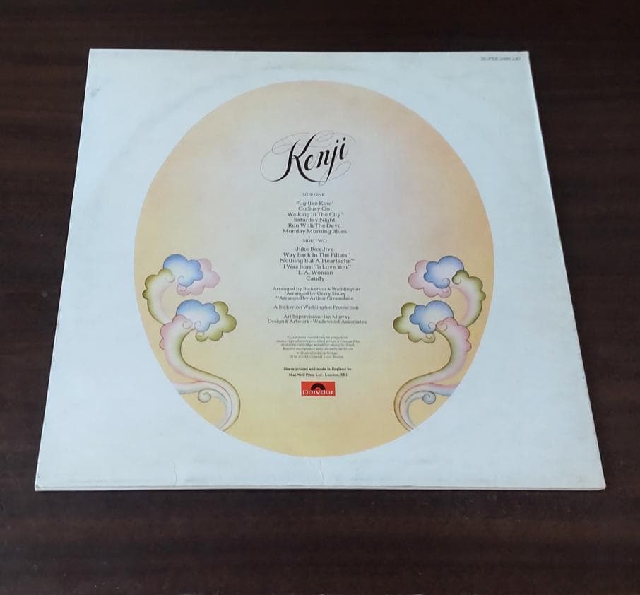 沢田研二 　KENJI　UK版LP