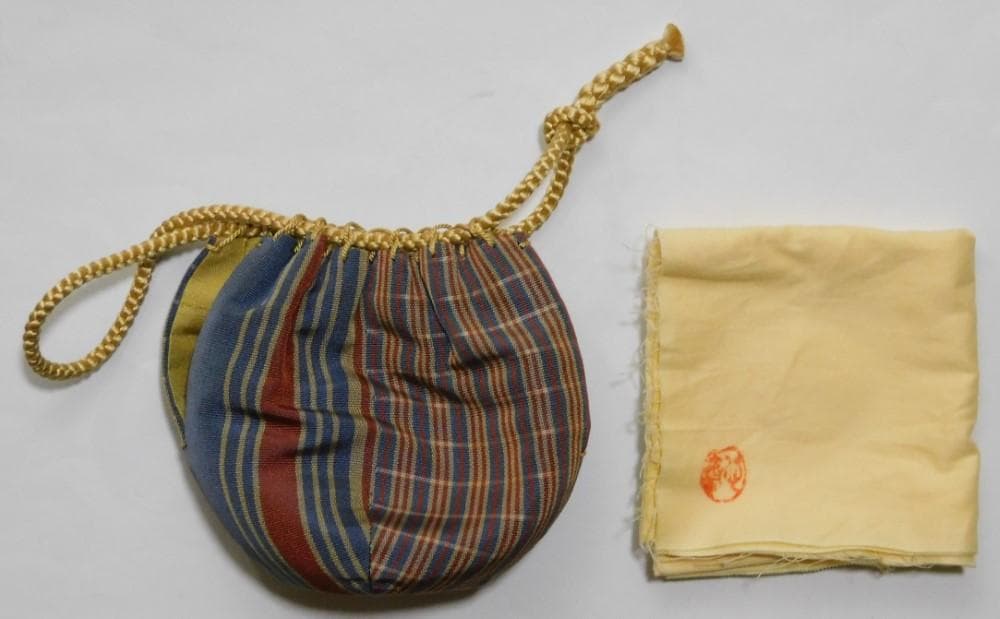 【鳳凰堂】廣前心斎 堀内宗心『志戸呂茶入 銘 福の神』茶道具 小林栖湖 真作保証