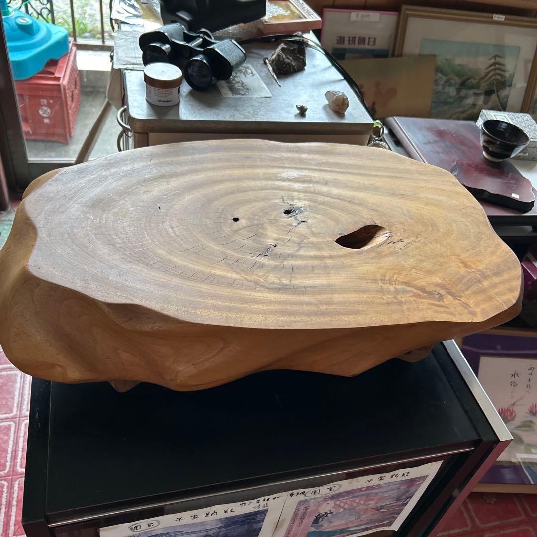 木製座卓 自然な形状　アンティーク