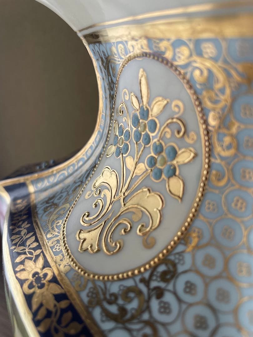 オールドノリタケ　希少　極大花瓶　40㎝　明治24年〜米国輸出向け　期間限定価格