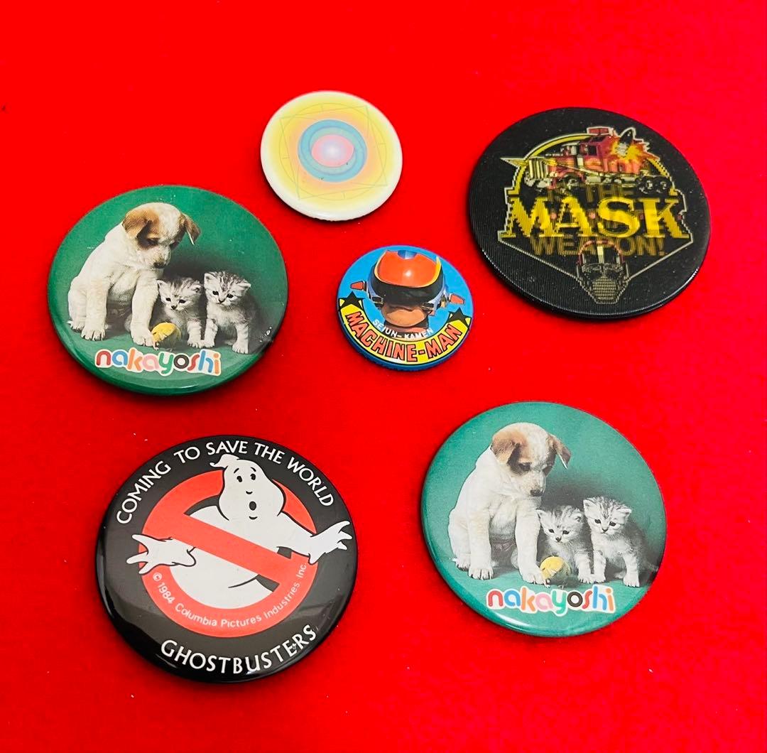 レトロ缶バッジ　まとめ　ゴーストバスターズ　その他　レトロ　平成　昭和
