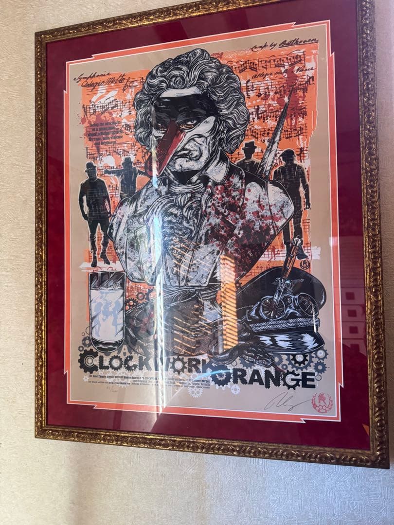 CLOCKWORK ORANGE 時計じかけのオレンジ　ポスター
