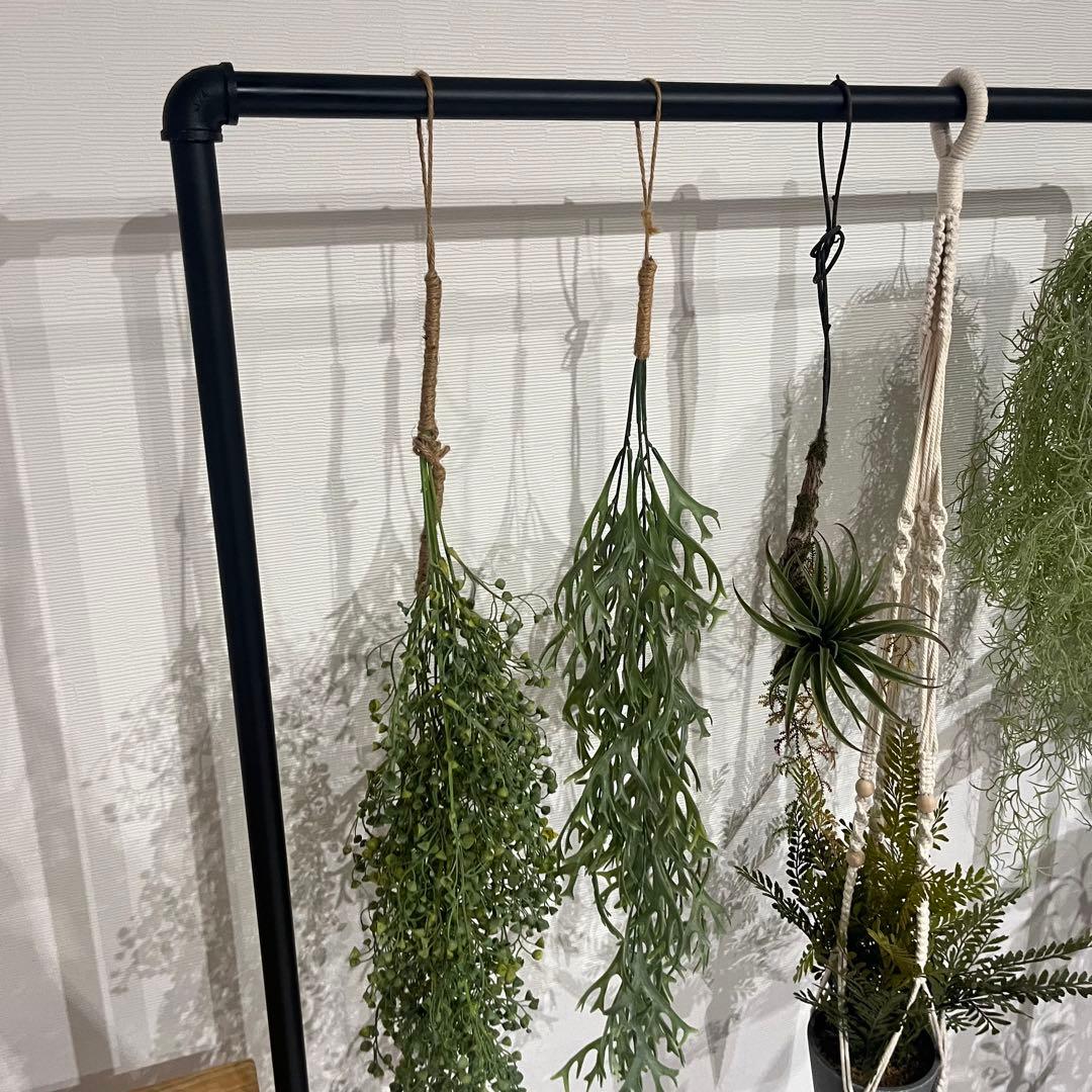 ハンガーラック シンプル ガス管 パイプ アイアン 鉄 店舗 什器 アンティーク