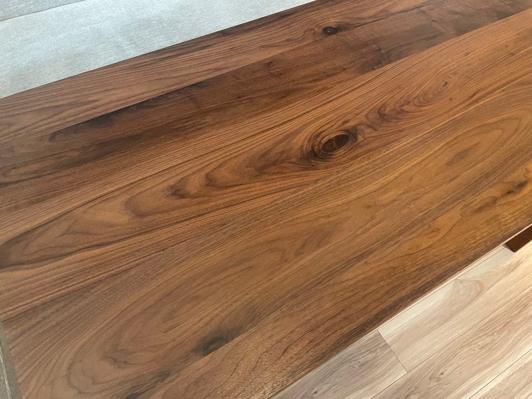 ダイニングテーブル 無垢材 オイル塗装 ウォールナット