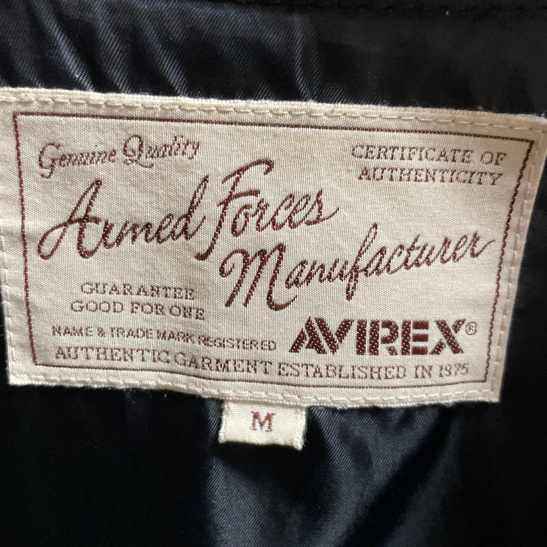 avirex USAFシープスキン　シングルライダース　Mサイズ