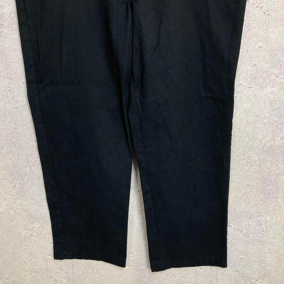 ３枚ディッキーズ874 ブラックチノパン　ワーク　古着W43 L29相当