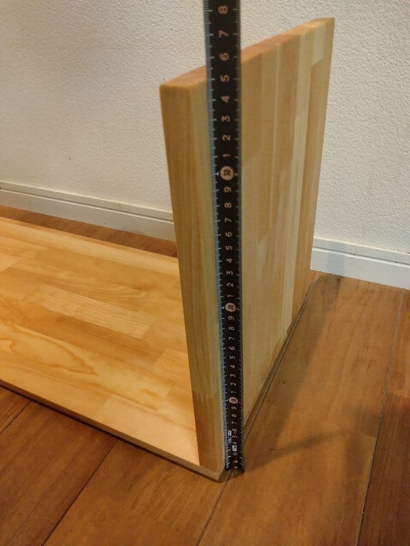 木製　ハンドメイド　オーダー　コの字　テーブル　机　テレビ台　水槽台　シェルフ