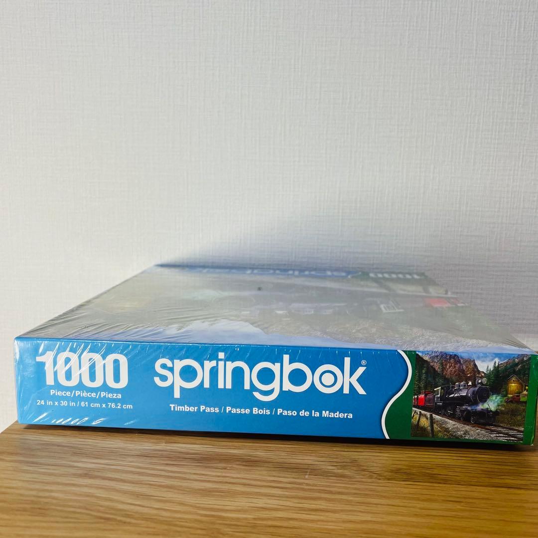 【新品未開封】ジグソーパズル 1000ピース「Timber Pass」蒸気機関車