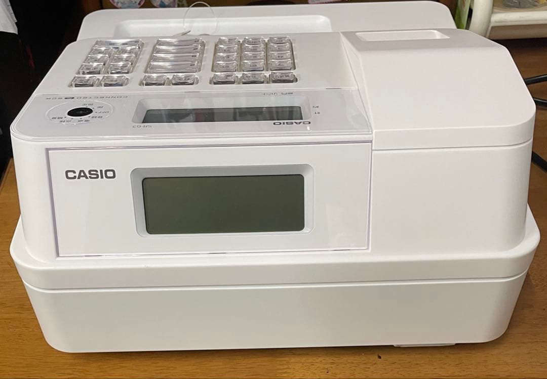 CASIO SR-G3-EX レジスター ホワイト
