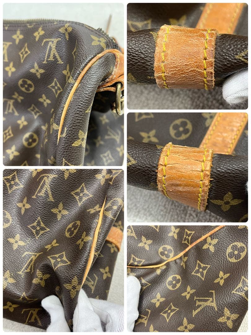 訳あり‼️LOUIS VUITTON ルイヴィトン　キーポル　バンドリエール　60