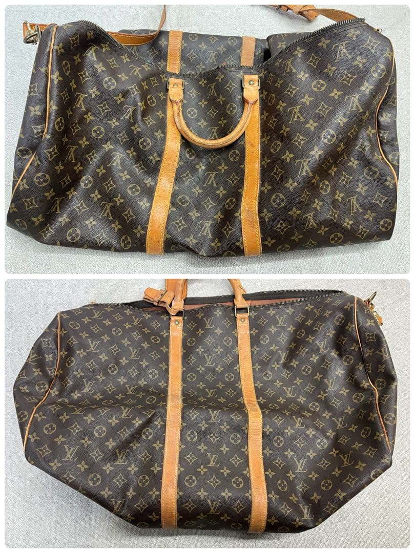訳あり‼️LOUIS VUITTON ルイヴィトン　キーポル　バンドリエール　60