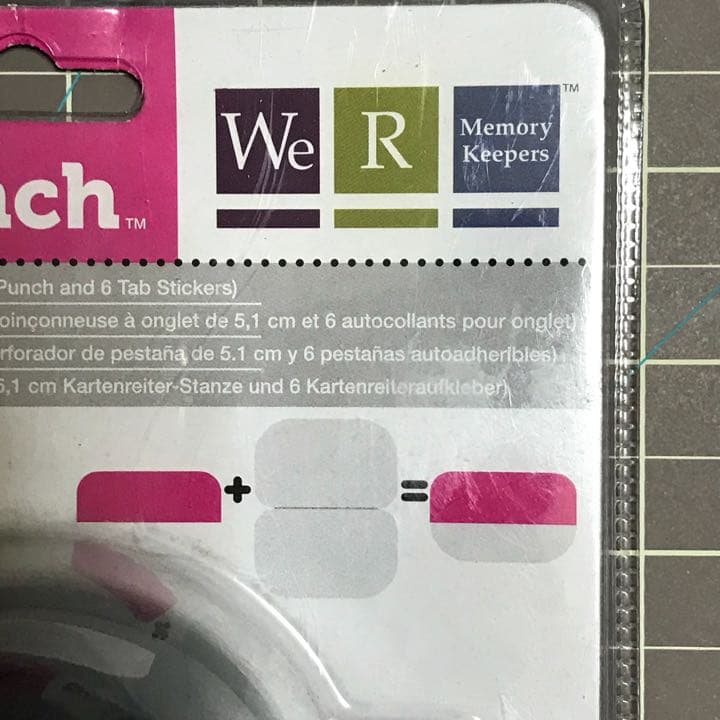 【We R Memory Keepers】タブパンチ Tab punch 4種類