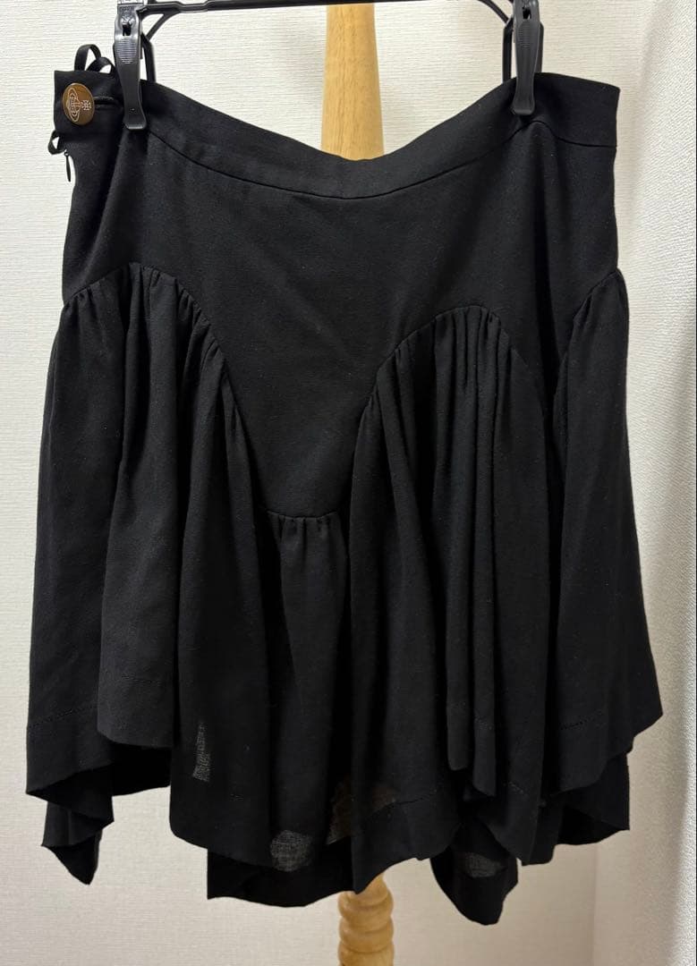 Vivienne Westwood 黒 アシンメトリーフレアスカート 変形