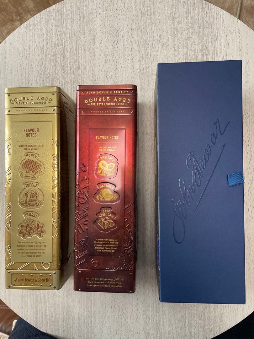 Dewar's 25年,18年,15年 3本セット 正規品 スコッチ デュワーズ