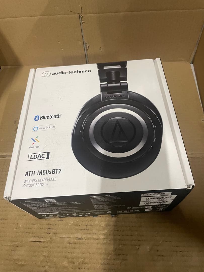 オーディオテクニカ ATH-M50xBT2 ワイヤレスヘッドホン　 ブラック