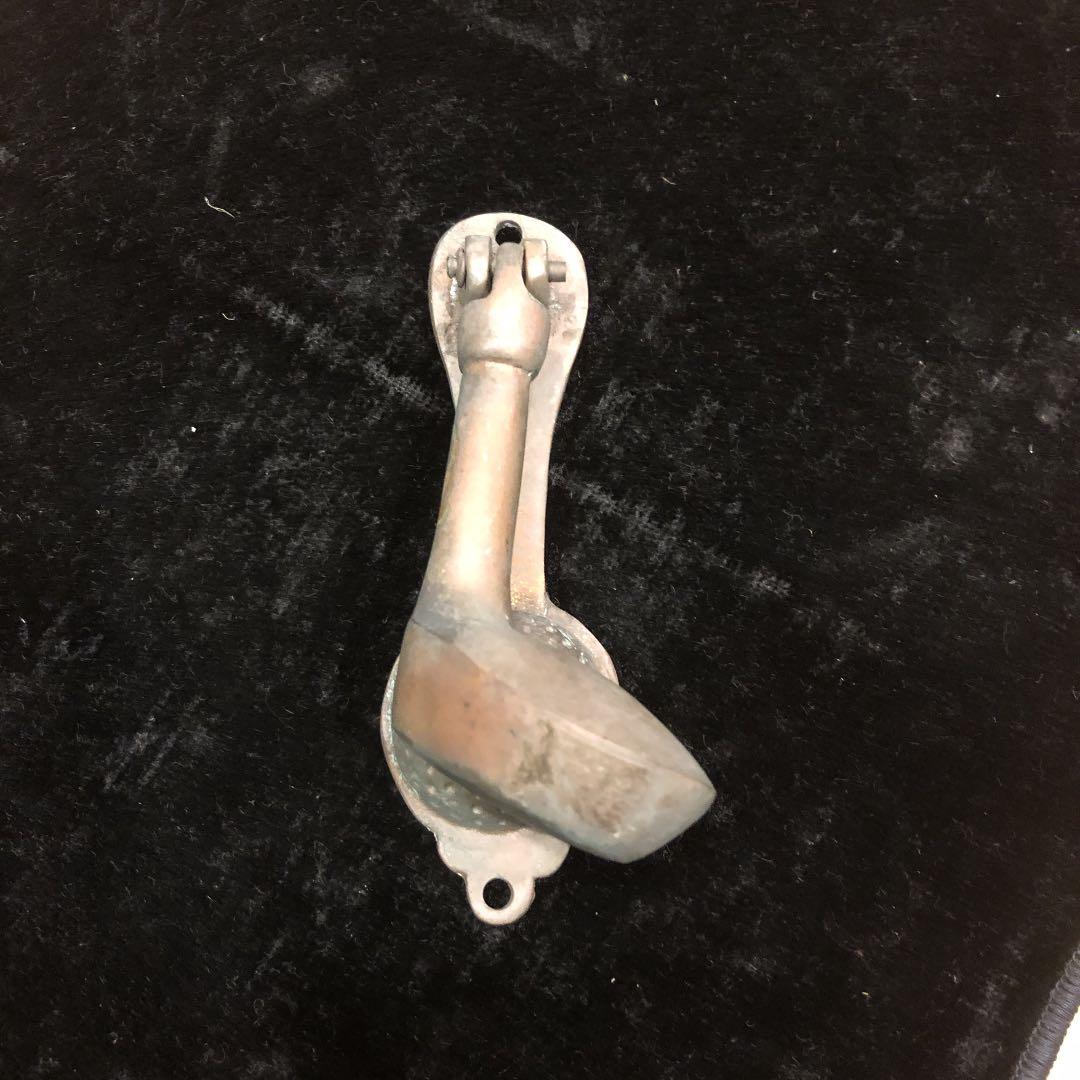 アンティーク　ゴルフクラブ型ドアノッカー