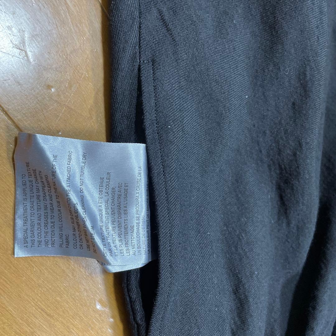 コムデギャルソン中央切り替え ブラック　バルーンパンツ