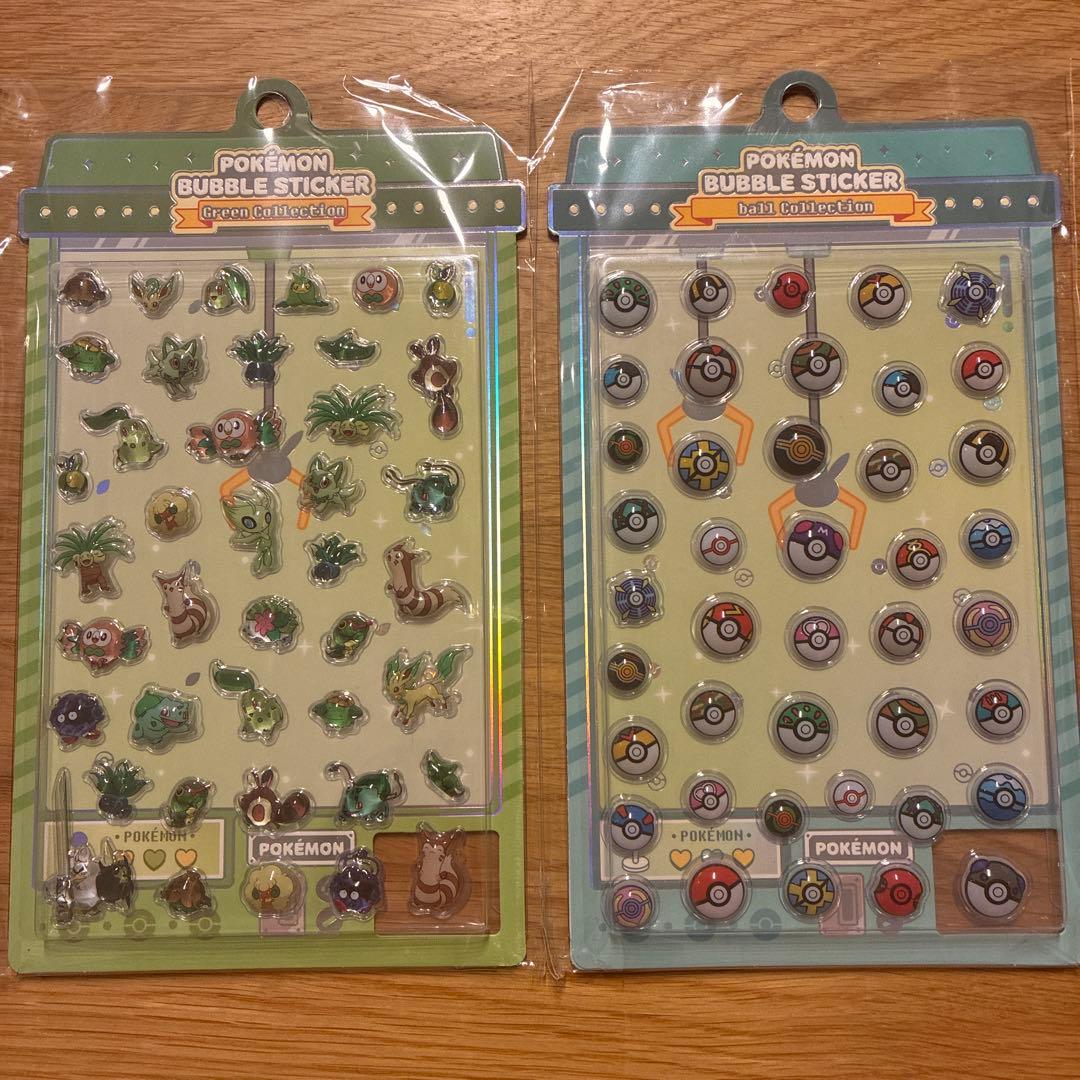 ★韓国限定★ポケモンバブルステッカーセット