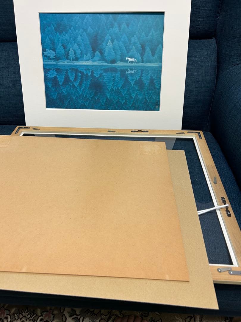 東山魁夷　緑響く　生誕100年　複製画