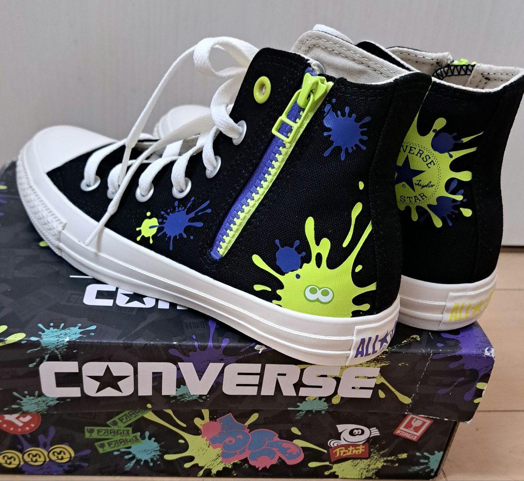 CONVERSE コンバース　スプラトゥーン3　コラボモデル ブラック23cm