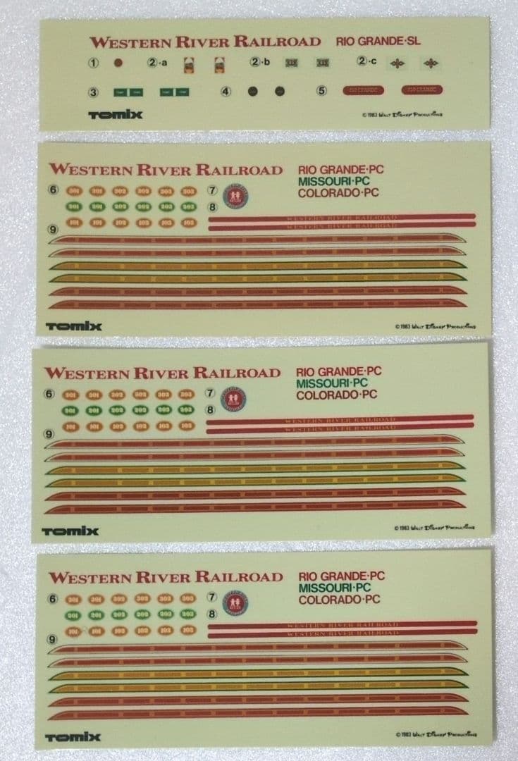 鉄道模型 ウエスタンリバーレ―ルロードセット