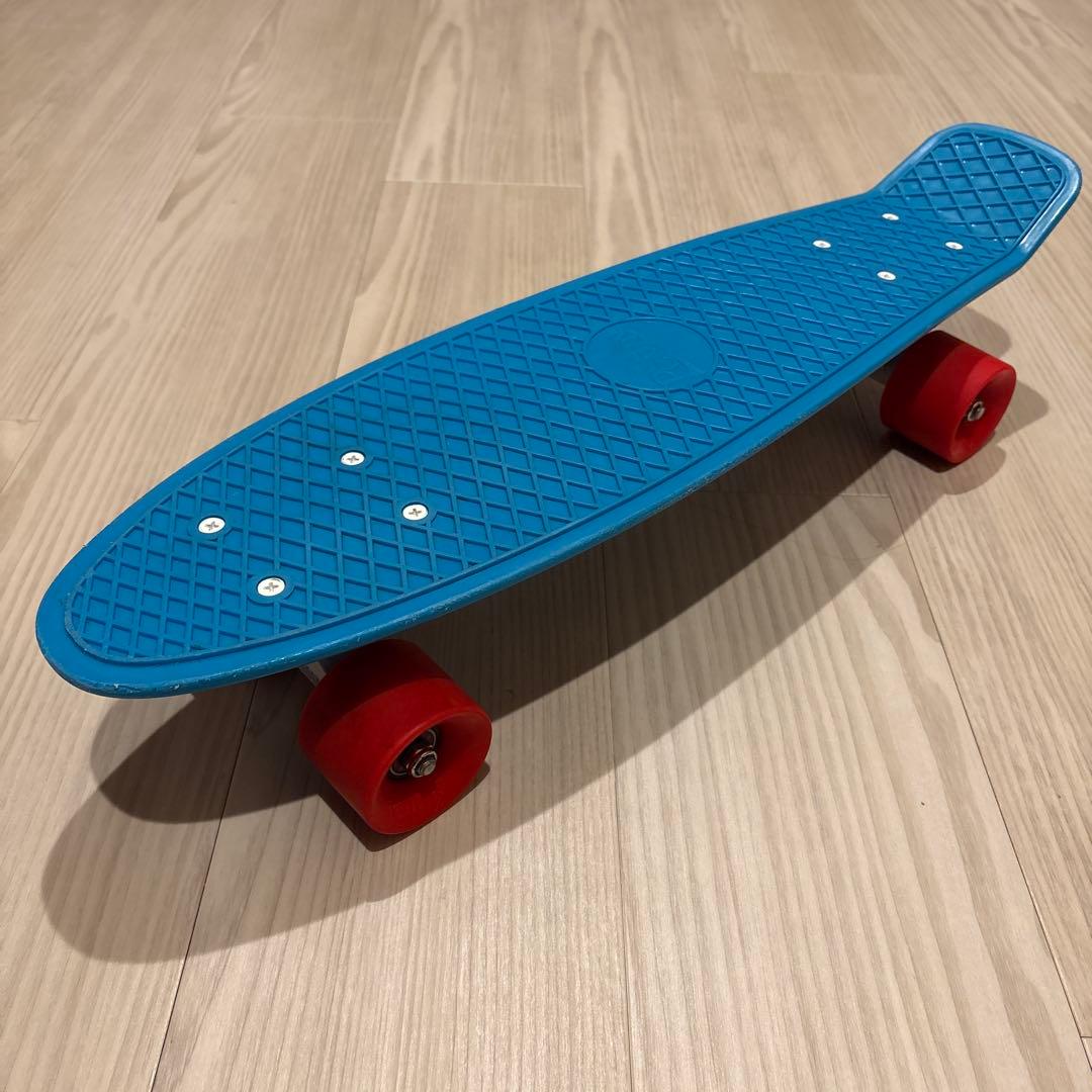 美品 Penny ペニー スケートボード 青 赤 トリコロール ミニクルーザー