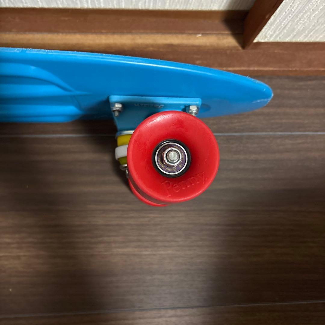 美品 Penny ペニー スケートボード 青 赤 トリコロール ミニクルーザー
