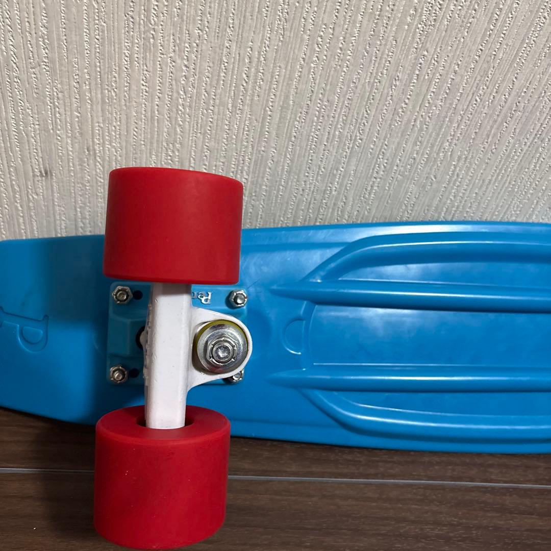 美品 Penny ペニー スケートボード 青 赤 トリコロール ミニクルーザー